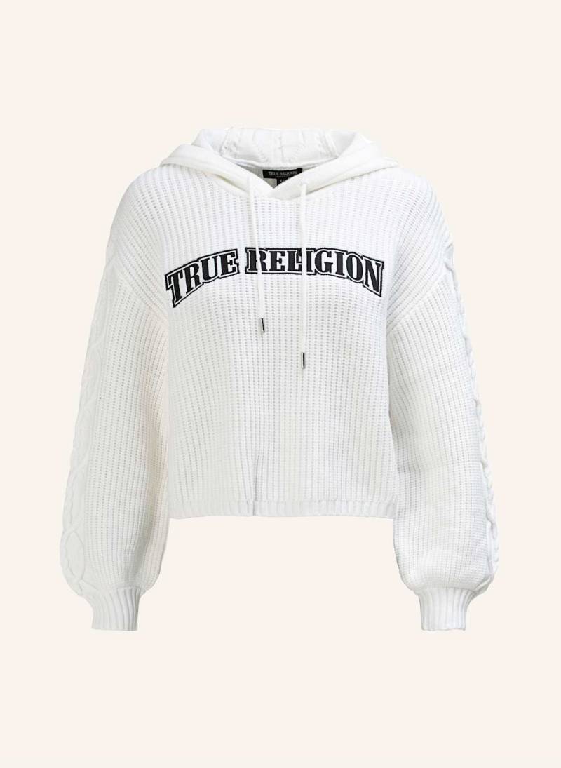 True Religion Hoodie Embroidery weiss von True Religion