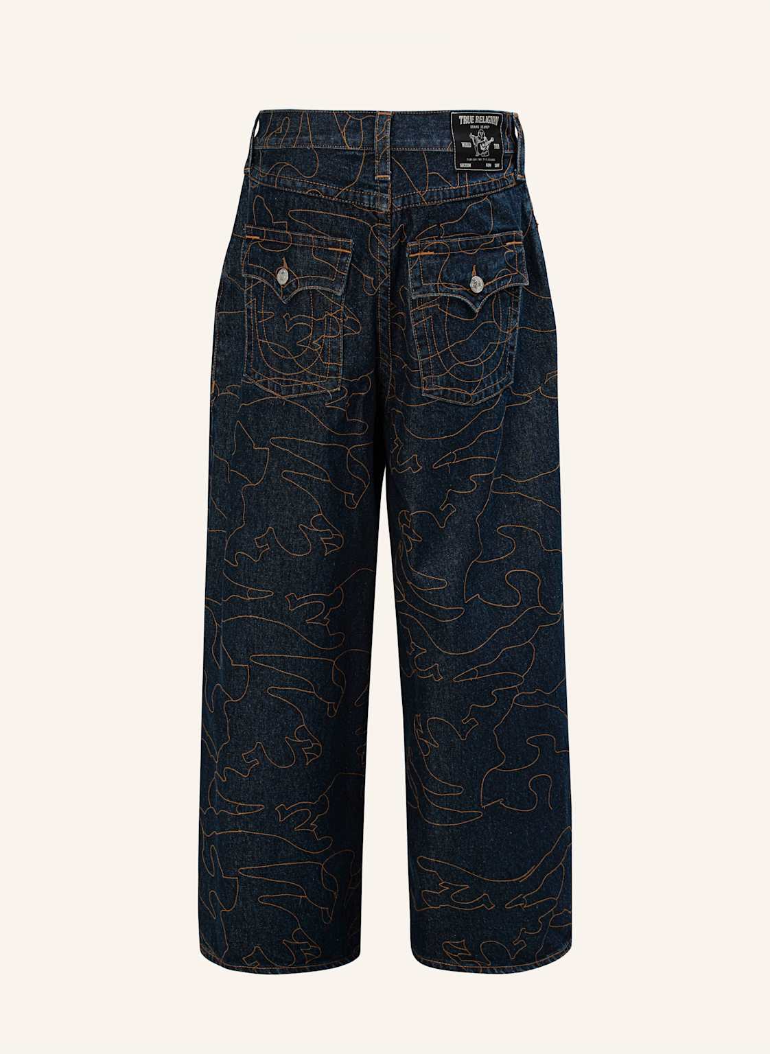 True Religion Jeans Mikey Embroidery blau von True Religion