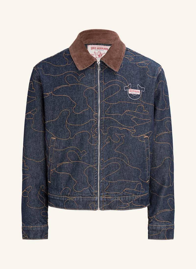 True Religion Jeansjacke Oversized blau von True Religion