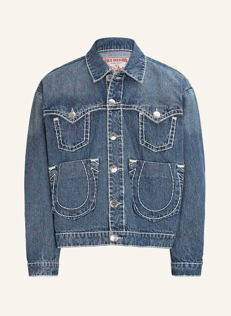 True Religion Jeansjacke Oversized blau von True Religion
