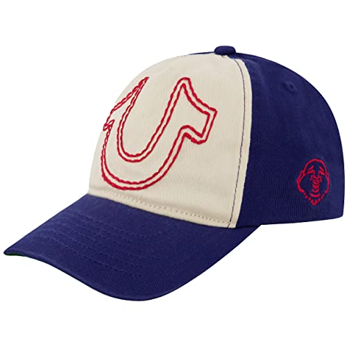 True Religion Jungen Kids Baseball Hat with Large Horseshoe Logo Baseballkappe, Marineblau, Einheitsgröße von True Religion