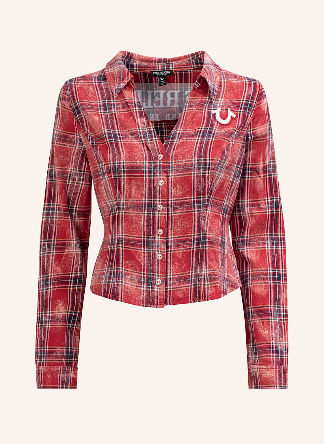 True Religion Karohemd rot von True Religion