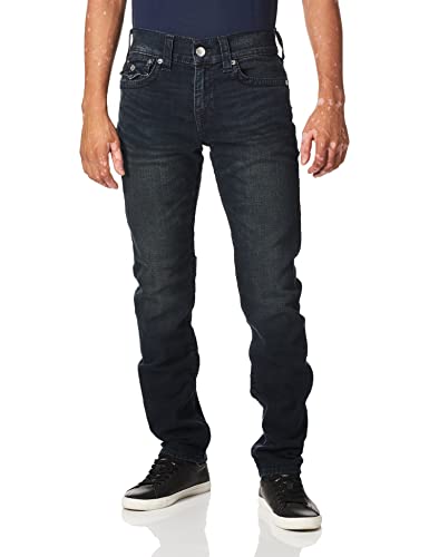 True Religion Men's Geno Big T Low Rise Slim Fit Jean with Back Flap Pockets, Last Call, 34 von True Religion