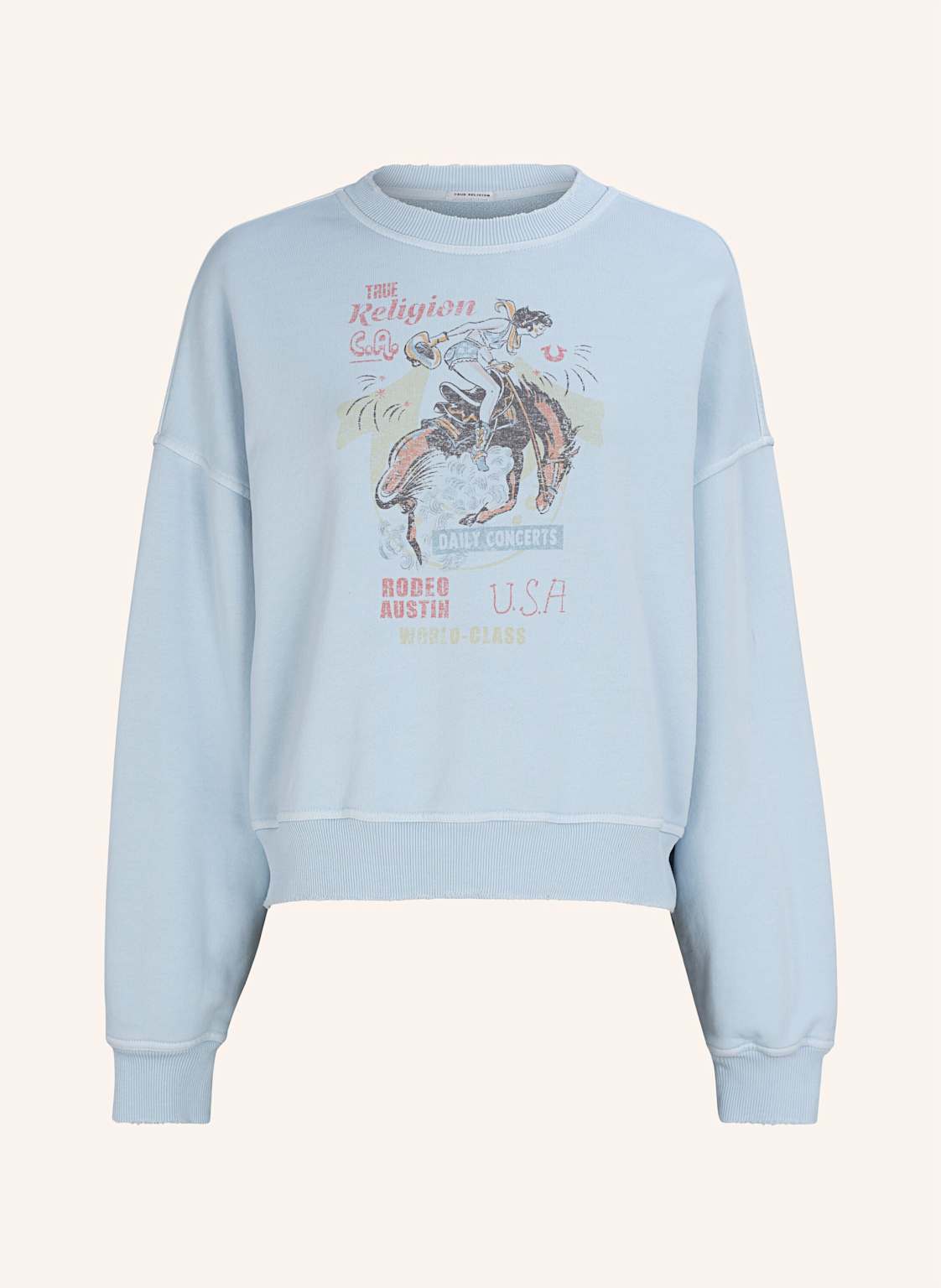 True Religion Sweatshirt Rodeo blau von True Religion