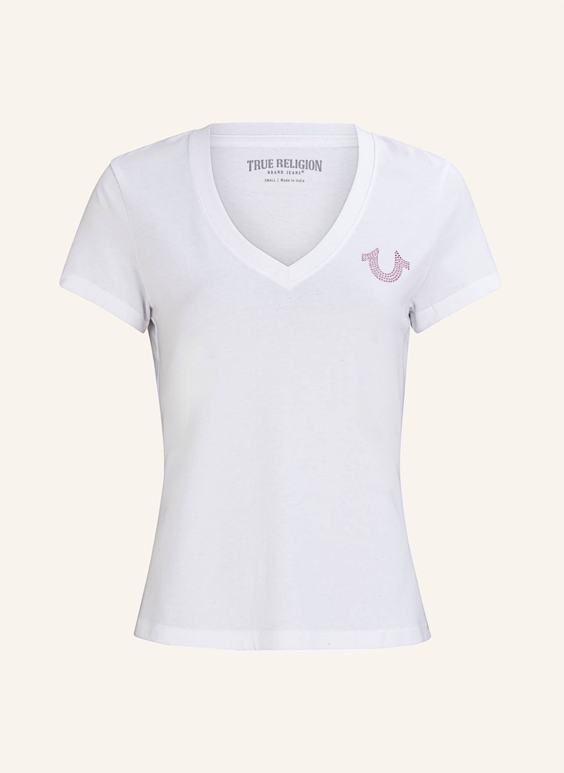 True Religion T-Shirt Buddha Crystal weiss von True Religion