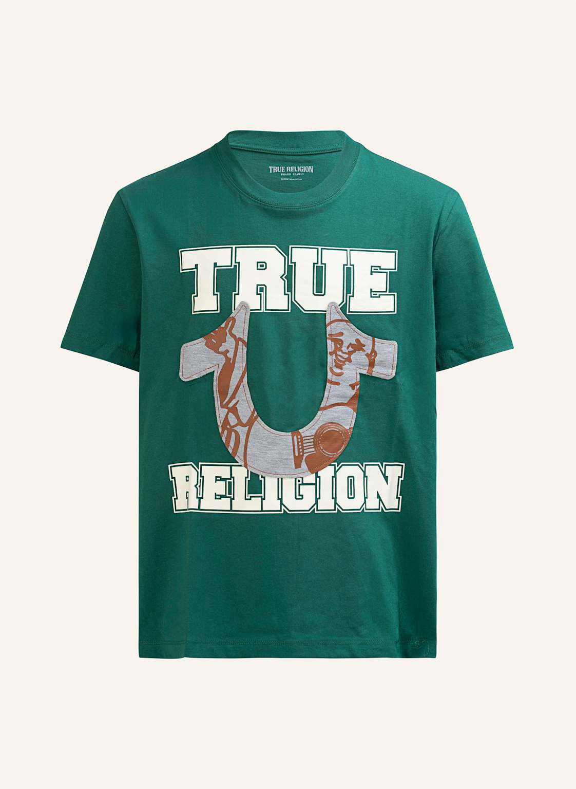 True Religion T-Shirt Horseshoe gruen von True Religion