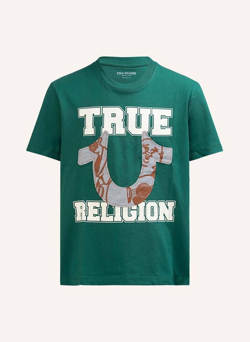 True Religion T-Shirt Horseshoe gruen von True Religion