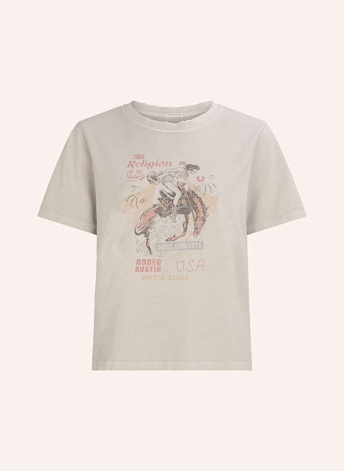 True Religion T-Shirt Rodeo beige von True Religion