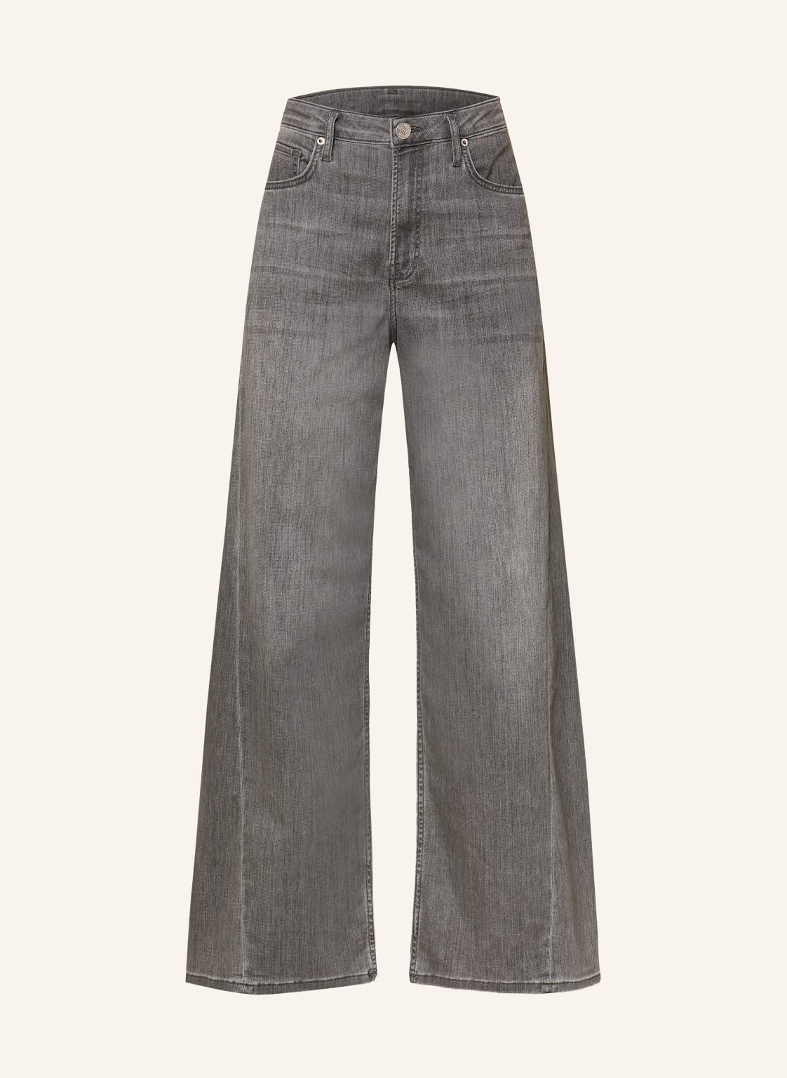 True Religion Wide Leg Jeans Lin Palazzo grau von True Religion