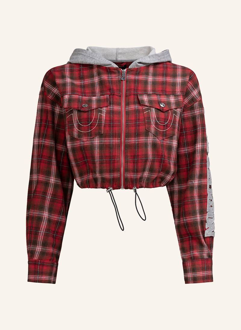 True Religion Zip-Hoodie rot von True Religion