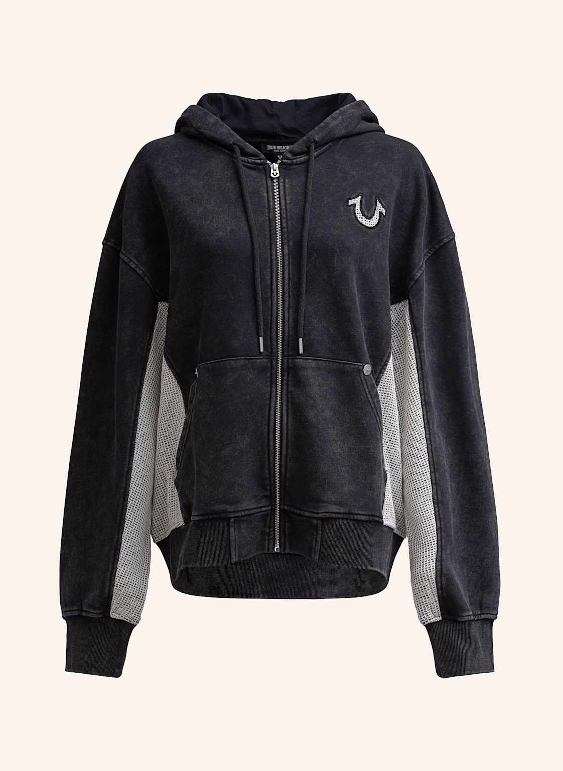 True Religion Zip-Hoodie schwarz von True Religion