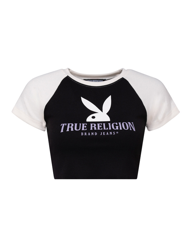 True Religion x Playboy World Tour Baby Washed Black von True Religion