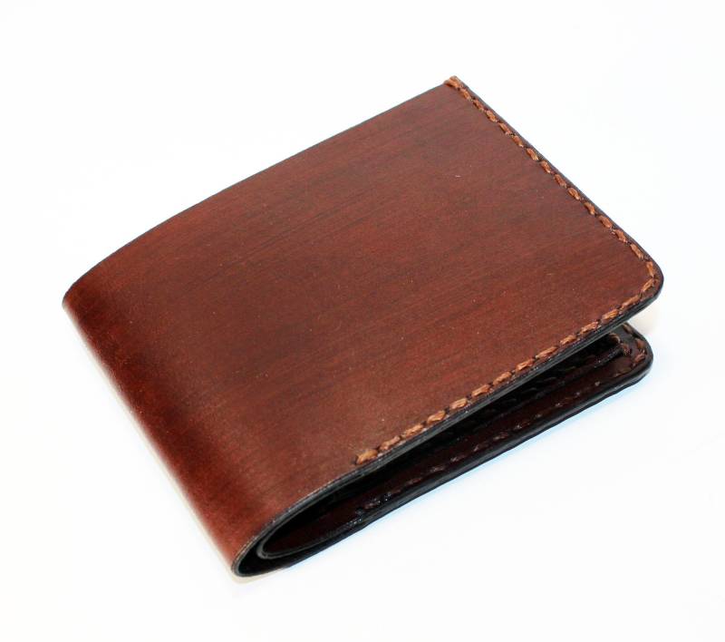 Handgefertigte Brieftasche Aus Braunem Leder Herren Geldbörse von TrueCalf