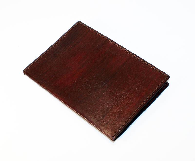 Handgefertigte Pflanzlich Gegerbte Braune Leder Passepartout von TrueCalf