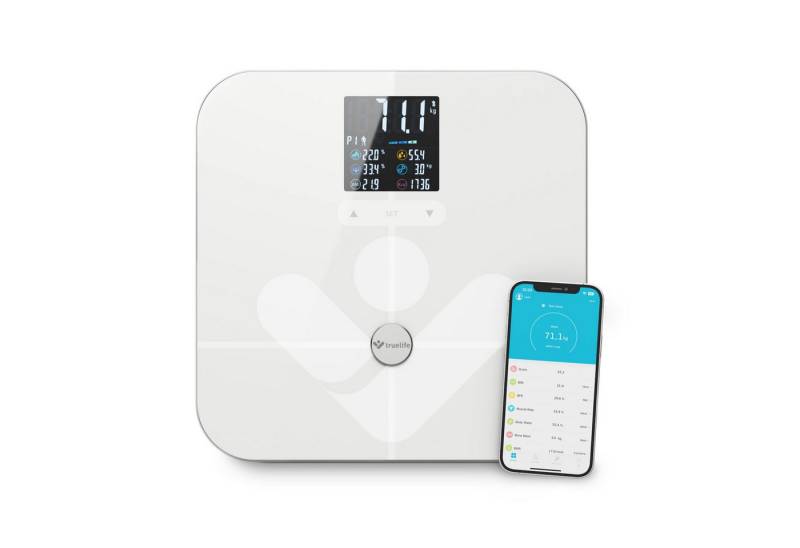 TrueLife Körper-Analyse-Waage FitScale W7 BT Black von TrueLife
