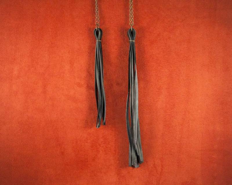 Fringe Bike Tube Halskette Fringe Bike Tube Halskette von TruePartnersInCraft