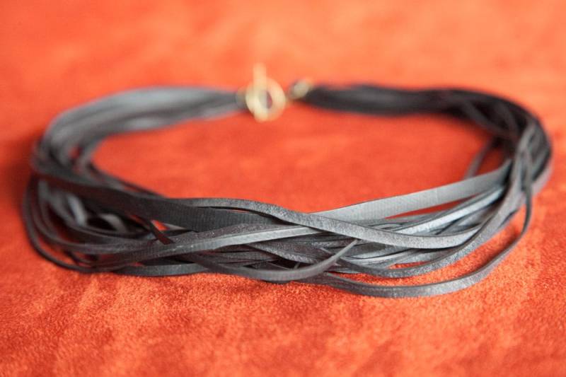 strang-Fahrrad-Schlauch-Halskette strang-Fahrrad-Schlauch-Halskette von TruePartnersInCraft