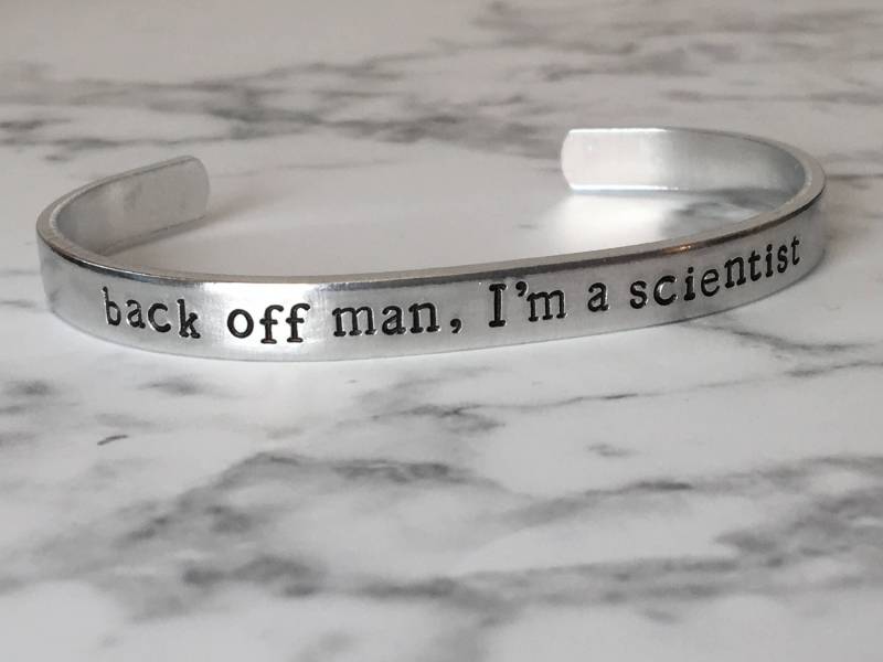 Back Off Man, Ich Bin Ein Wissenschaftler/Ghostbusters Bill Murray Wissenschaftsgeschenk Wissenschaftslehrer Geschenk Nerd Geek Chemie Biologie von TrueStoryStudio