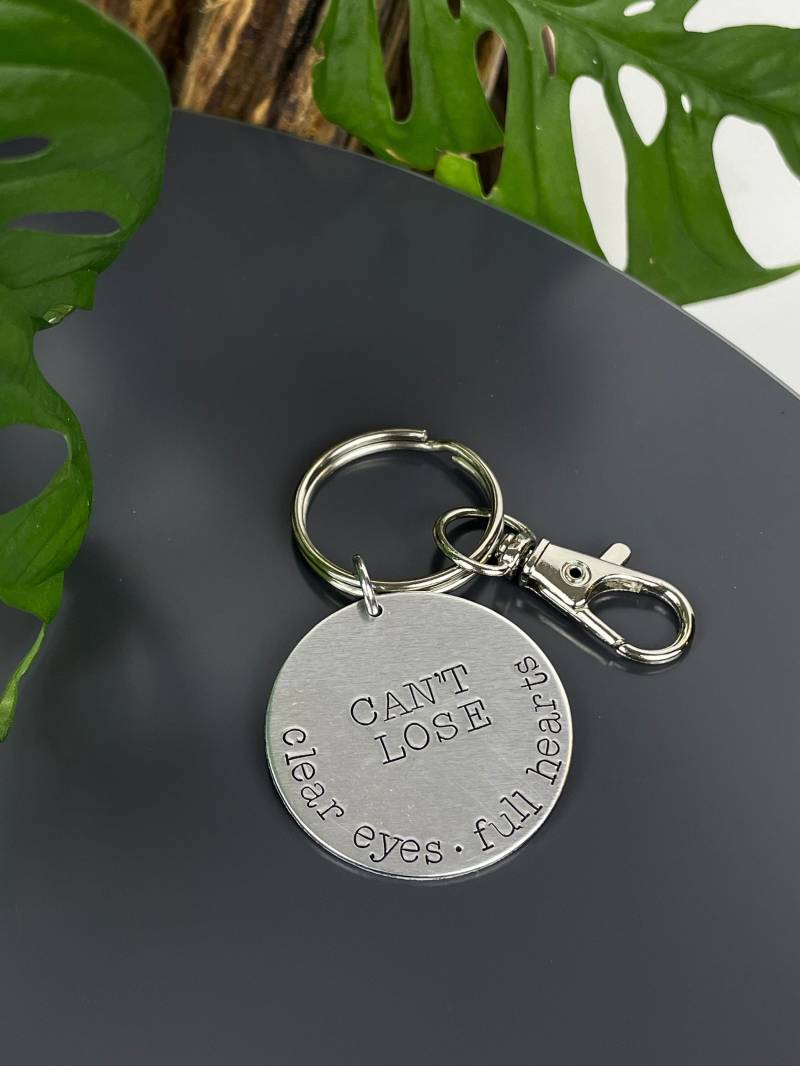 Klare Augen Voller Herzen Können Nicht Verlieren | Freitag Nacht Leuchtet Schlüsselbund Friday Night Lights Geschenk Texas Für Immer Fußball von TrueStoryStudio