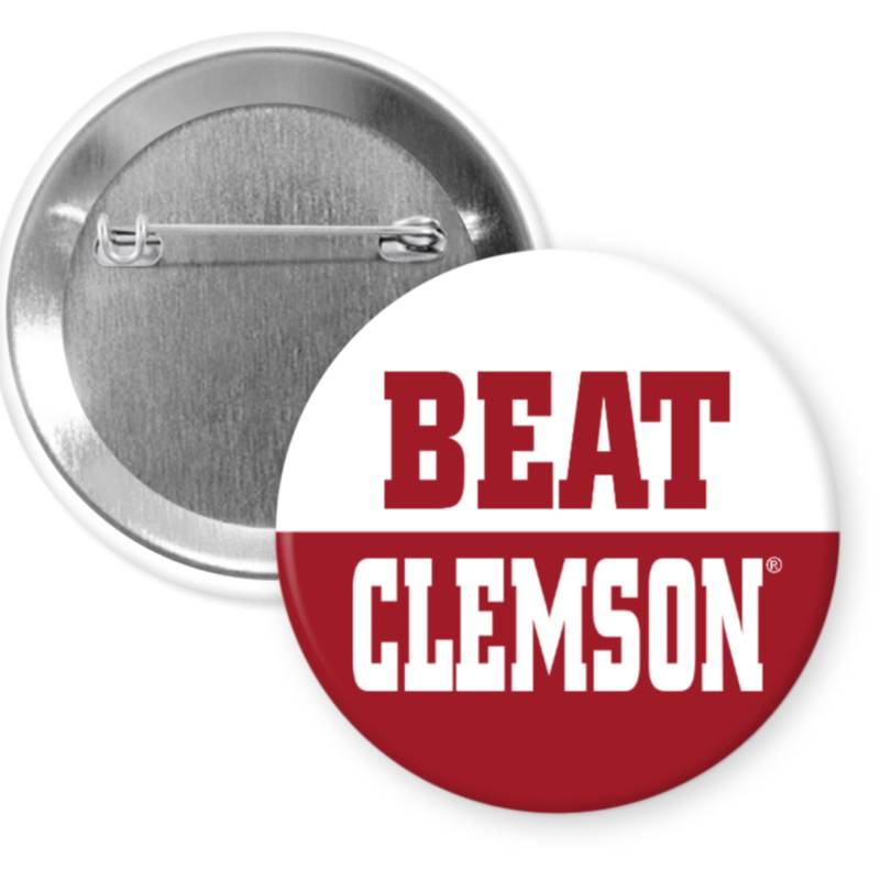 Beat Clemson Alabama Crimson Tide Fußball 2, 25" Spieltag Button Pin Abzeichen Beat Clemson Alabama Crimson Tide Fußball 2, 25" Spieltag Button Pin Abzeichen von TrueThatDesigns