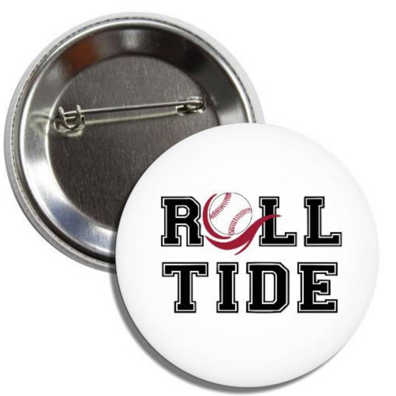 Roll Tide Alabama Baseball 2.25" Spieltag Buttons Pins Abzeichen Roll Tide Alabama Baseball 2.25" Spieltag Buttons Pins Abzeichen von TrueThatDesigns