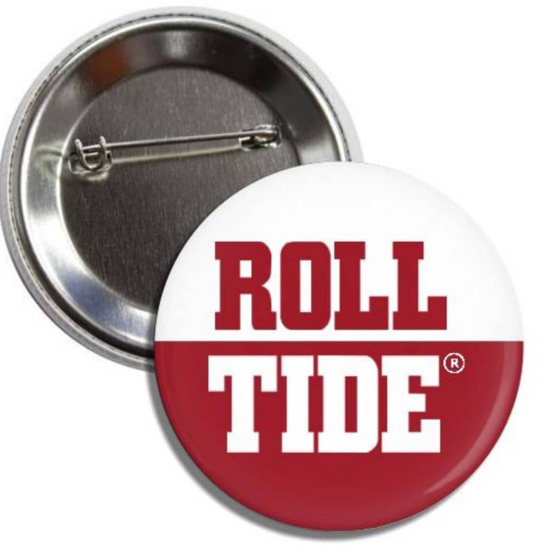 Roll Tide Button 5, 6cm Breites Universitäts-Pin-Logo Roll Tide Button 5, 6cm Breites Universitäts-Pin-Logo von TrueThatDesigns