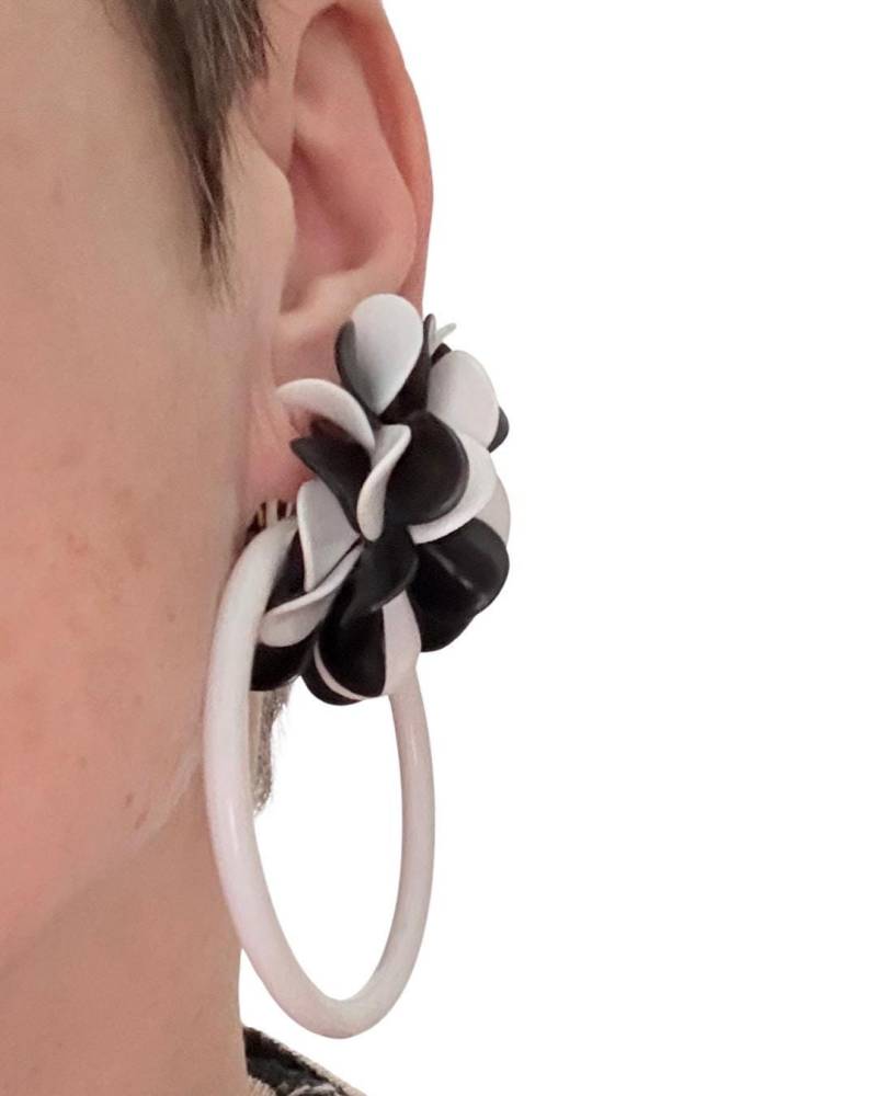 Earclips With Removable Hoops, Vintage 70S von TrueVintagebyNatalia