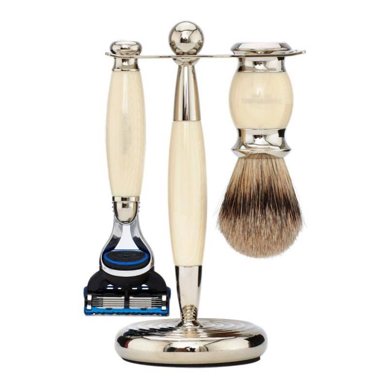 Truefitt & Hill Edwardian Shaving Set - Ivory - Gillette Fusion von Truefitt & Hill