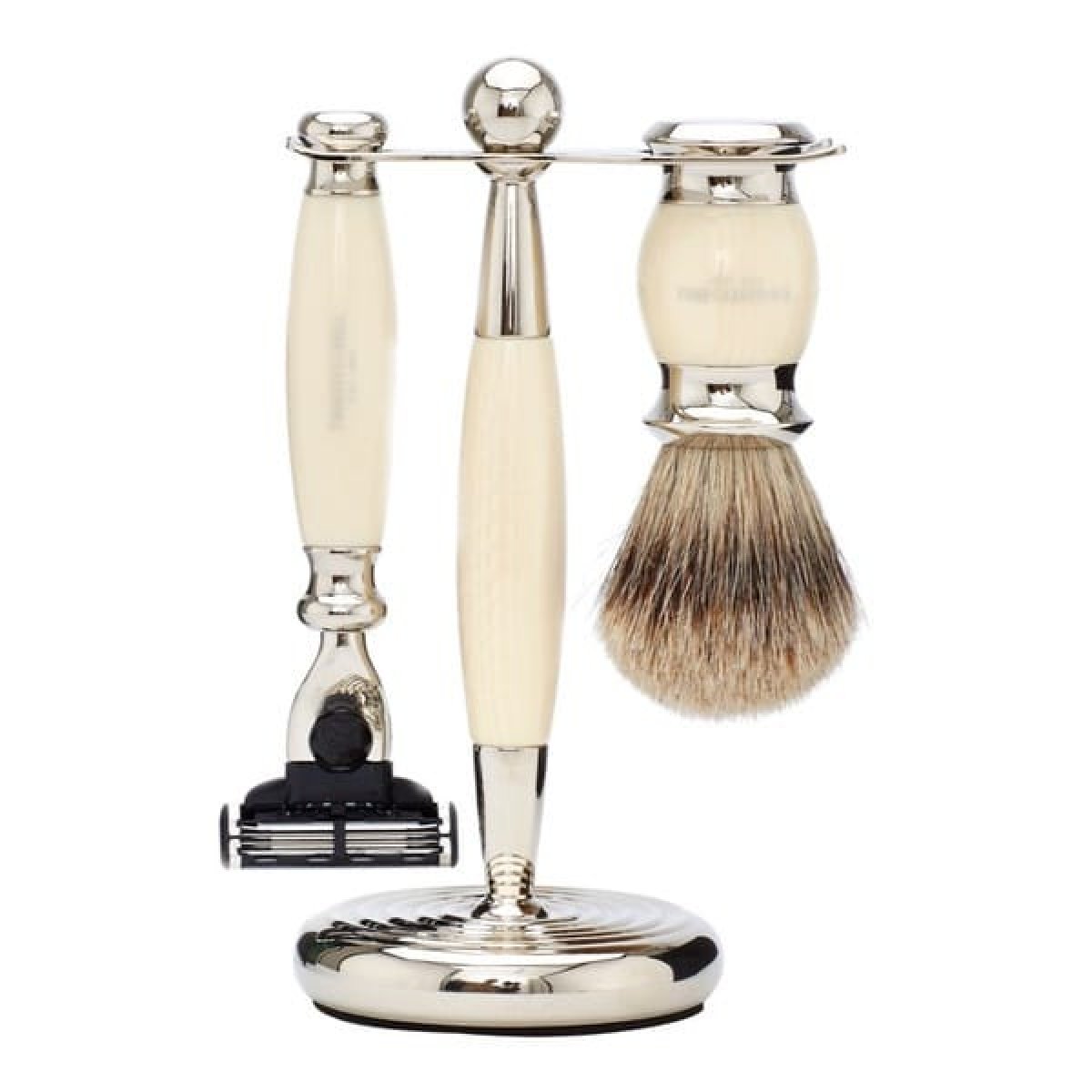 Truefitt & Hill Edwardian Shaving Set - Ivory - Gillette Mach3 von Truefitt & Hill