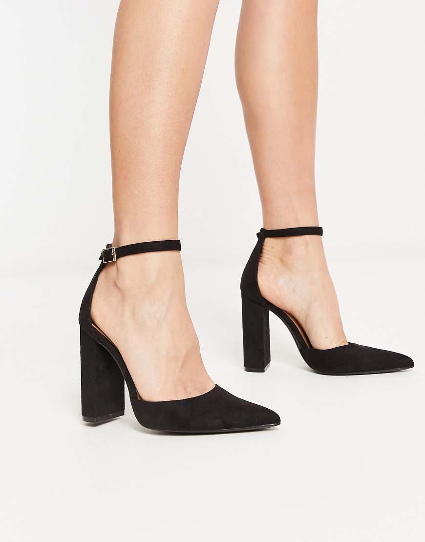 Truffle Collection - Spitze Schuhe in Schwarz mit Blockabsatz Truffle Collection - Spitze Schuhe in Schwarz mit Blockabsatz von Truffle Collection