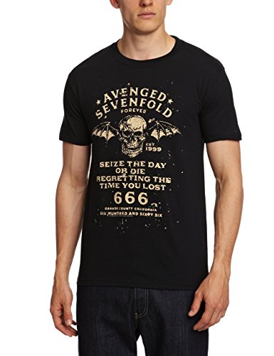 Avenged Sevenfold Herren T-Shirts - Seize The Day - Schwarz - Black - Small von TruffleShuffle