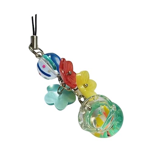 Blumenhänge Dekors Vase Fischschlüsselkettenanhänger Für Taschen Und Telefonanzeigen Mit Realismus Mobile Display Zubehör von Trufolxiaz