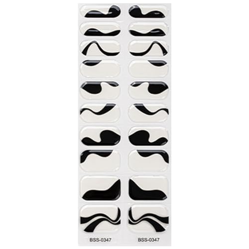 Elegante Gelnagel Wraps LED Lampe Benötigt Art Decoration Einfach Zu Verwendende Aufkleber Für Frauen Und Mädchen Nagelstreifen Mit Datei Und Stick von Trufolxiaz