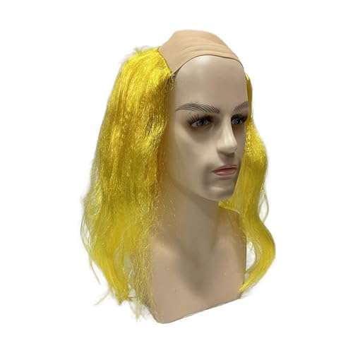 Haarige Kopfbedeckung Kahlen Mann Für Cosplay Bald Halloween Partys Perücken Streich Kostümzubehör Foto Requisiten Kahle Kappen Perücken von Trufolxiaz