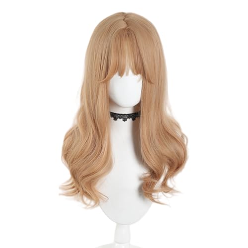 Mädchen COSER HAARPIECE Langes Haar Full Head Toupe Langes Haar Für Straßenfotografie Coser Tragen Komfort Perücken von Trufolxiaz