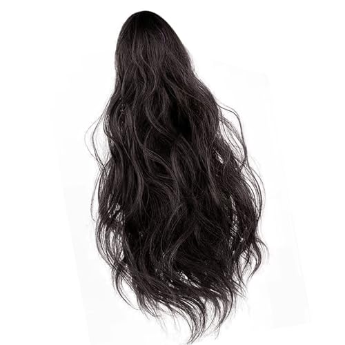 Mädchen Hair Piece Haarthaare Erweiterungen Ponytail Cosser Kopfbedeckung Chignons Zeigen Kleine Gesicht Vielseitige Lockige Perücken Täglich Tragen Alltagshaarlösung von Trufolxiaz