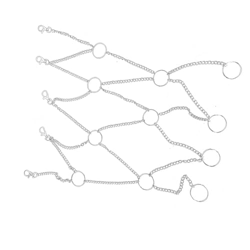 Mode Punk Round Chain Belt Tragbares Accessoire Für Hip Hop Discos Styles Einstellbare Länge Für Frauen Legierungskörperschmuck von Trufolxiaz