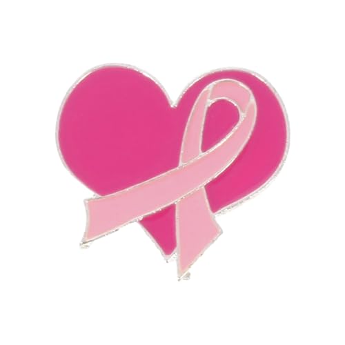 Trufolxiaz Ribbon Brosche Für Brustkrebsbewusstsein Modische Klamotlader Stecknadel Elegantes Legierungszubehör Für Pulloverkragen Brustkrebsbewusstsein Stift von Trufolxiaz