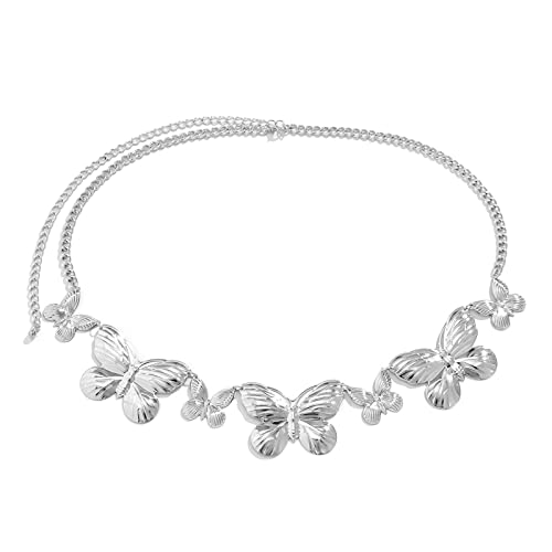 Single Layer Schmetterling Taille Kette Frauen Charme Bauchkette Mode Frauen Körper Schmuck Tägliche Partyketten Körperketten Kleid Schmuck Schmuck von Trufolxiaz