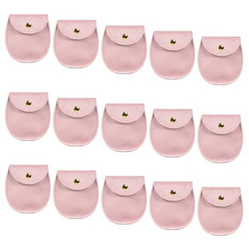 Trufolxiaz 15 Stücke Modische Robuste Schmuck Schmuck Aufbewahrungstaschen Ovales Design Tragbares Accessoire Für Frauen Alltag Verwenden Schmuckschutzbeutel von Trufolxiaz