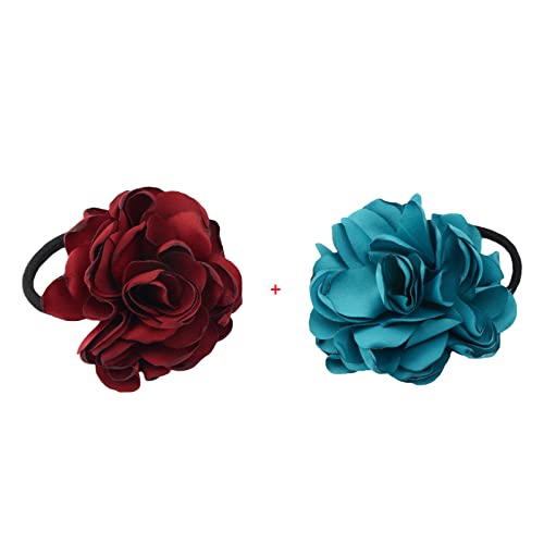 Trufolxiaz 2 PCs Große Blumenhaar Bogen Elastik Haarbindungen Schlankes Stirnband Rührei Pferdeschwanzhalter Haarzubehör Für Frauen Mädchen Pferdeschwanzhalter Trufolxiaz 2 PCs Große Blumenhaar Bogen Elastik Haarbindungen Schlankes Stirnband Rührei Pferdeschwanzhalter Haarzubehör Für Frauen Mädchen Pferdeschwanzhalter von Trufolxiaz