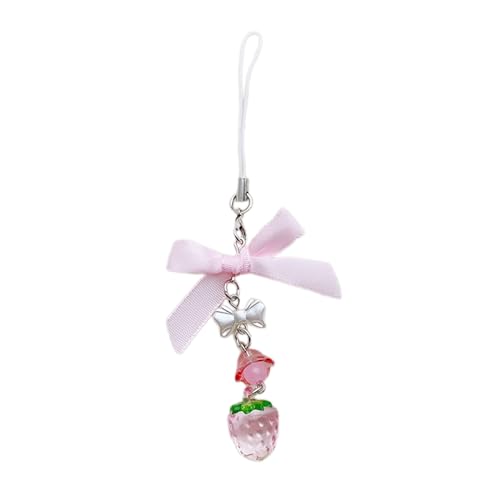 Trufolxiaz Acryllegierung Perlen Perlen Keychain Stylish Telefon Anhänger Für Frauen Mädchen Elegantes Schlüsselringgeschenk Mode Bag Accessoire Frauen Schlüsselbund von Trufolxiaz