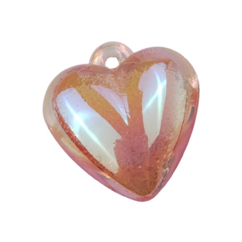 Trufolxiaz Acrylliebes Herz Schmuck Anhänger Liebes Herz Anhänger Zauber Ohrringe Halskette Accessoires Geschenk Für Frauen Mädchen Lose Abstandshalterperlen von Trufolxiaz