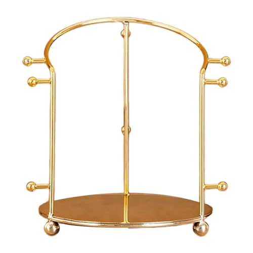 Trufolxiaz Antike Kronhalter Metall Crown Ohrring Halskette Display Stand Home Room Decor Für Mädchen Frauen Ohrring Display Aufbewahrung von Trufolxiaz