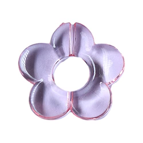 Trufolxiaz Antike Perforierte Klare Blüten Handgefertigte Anhängerzubehör Farbe Super Fairy Einfache Haarkleidung Accessoires Hohlkügelchen von Trufolxiaz