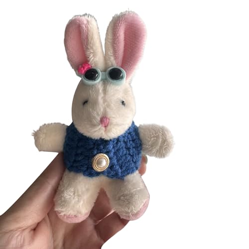 Trufolxiaz Buntes Beutel Charme Und Leichter Anhänger Handgefertigtes Kaninchen Keyring Kaninchenschlüsselketten Anhänger Anhänger Beutel Dangler Buntes Kaninchenverzierung von Trufolxiaz