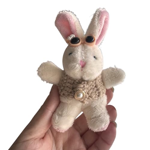 Trufolxiaz Buntes Beutel Charme Und Leichter Anhänger Handgefertigtes Kaninchen Keyring Kaninchenschlüsselketten Anhänger Anhänger Beutel Dangler Buntes Kaninchenverzierung von Trufolxiaz