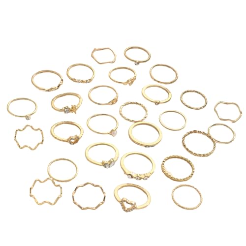 Trufolxiaz Elegante 28 Stücke Stilvolle Wehende Ringe Mit Herzakzent Tragbarem Accessoire Für Alltägliche Verschleiß Und Besondere Anlässe Trendige Frauenringe Trufolxiaz Elegante 28 Stücke Stilvolle Wehende Ringe Mit Herzakzent Tragbarem Accessoire Für Alltägliche Verschleiß Und Besondere Anlässe Trendige Frauenringe von Trufolxiaz