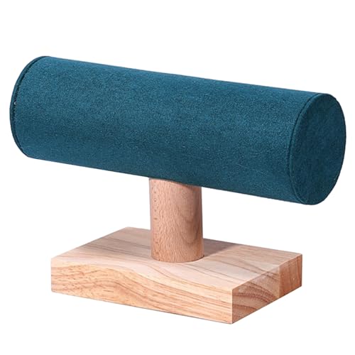 Trufolxiaz Elegante Armreifen Rack Holz Schmuck Ausstellungsständer Armbänder Halsketten Armband Ornament Für Frauen Kompakte Schmuck von Trufolxiaz