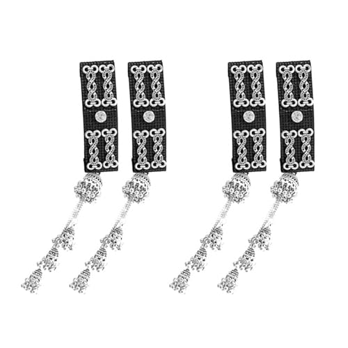 Trufolxiaz Elegante Silberne Quasten Haarclip Handgefertigtes Haarstück Legierung Textur Quasten Haarzubehör Für Modische Frauen Bequeme Haare Clip von Trufolxiaz